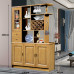 Solid Wood Hall Cabinet Wine Cabinet Modern Chinese Living Room Entrance Cabinet Shoe Cabinet Partition Solid Wood Hall Cabinet Wine Cabinet Modern Chinese Living Room Entrance Cabinet Shoe Cabinet Partition