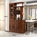 Solid Wood Hall Cabinet Wine Cabinet Modern Chinese Living Room Entrance Cabinet Shoe Cabinet Partition Solid Wood Hall Cabinet Wine Cabinet Modern Chinese Living Room Entrance Cabinet Shoe Cabinet Partition