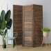 Foldable Bamboo Screen Divider Modern Minimalist Living Room Bedroom Clothes Store Retro