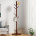 wooden coat hanger stand
