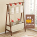 Modern Wooden Clothes Hanger for Bedroom