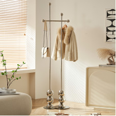 Nordic Stainless Steel Coat Hanger for Bedroom Living Room Storage