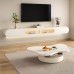 Hanging TV Cabinet Creamy Wind Tea Set Home Small Wall Mounted Cabinet