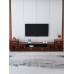 Chinese Style Solid Wood TV Cabinet Tea Table Set Luxury Home Living Room Storage Wardrobe Low Cabinet Furniture