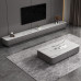 Imported Stone Panel Tea Table TV Cabinet Combination Modern Simplistic Light Luxury Home Living Room Size Floor Cabinet Imported Stone Panel Tea Table TV Cabinet Combination Modern Simplistic Light Luxury Home Living Room Size Floor Cabinet