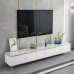 Scandinavian Luxury Marble TV Stand Set for Small Home