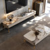 Modern Minimalist Luxury TV Cabinet and Tea Table Set