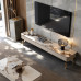 Modern Minimalist Luxury TV Cabinet and Tea Table Set