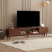 Wood TV Cabinet Tea Table Combo