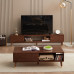 Wood TV Cabinet Tea Table Combo
