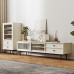 White High Leg Storage Cabinet for Minimalist Italian Style Living and Bedroom White High Leg Storage Cabinet for Minimalist Italian Style Living and Bedroom