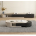 Light Luxury Stone TV Cabinet Expandable Modern Minimalistic Living Room Home Small Size Creative tea table TV Cabinet Combination Light Luxury Stone TV Cabinet Expandable Modern Minimalistic Living Room Home Small Size Creative tea table TV Cabinet Combination
