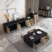 Modern Wooden TV Cabinet Tea Table Stylish Small Home Luxury