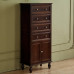 American Solid Wood Credenza 5 Drawers Storage Cabinet Walnut Color Simple American Solid Wood Credenza 5 Drawers Storage Cabinet Walnut Color Simple