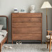 Scandinavian Walnut Chest of Drawers Scandinavian Walnut Chest of Drawers