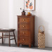 All Wood Five Drawer Cabinet