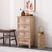 All Wood Five Drawer Cabinet