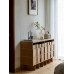 Nordic Walnut Black Storage Cabinet
