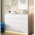 Creamy Modern Minimalist Cabinet Drawers Storage Creamy Modern Minimalist Cabinet Drawers Storage