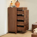 Italian Minimalist Walnut Chest of Drawers For Living Room Bedroom TV Cabinet Italian Minimalist Walnut Chest of Drawers For Living Room Bedroom TV Cabinet