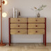 Vintage Wooden Dresser Cabinet Wardrobe Side Cabinet Bedroom Console Cabinet