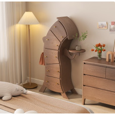 Wooden Waist Cabinet Robot Lean Luxury Modern Storage Cabinet Living Room Five Drawer Cabinet Wooden Waist Cabinet Robot Lean Luxury Modern Storage Cabinet Living Room Five Drawer Cabinet