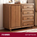 Retro Home Five Drawer Chest Retro Home Five Drawer Chest
