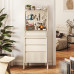 Scandinavian Minimalist Wooden Cabinet