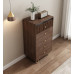 Modern Minimalist Walnut Wardrobe Drawer Cabinet