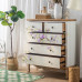 Rural Colorful Five Drawer Chest Wardrobe Dining Side Cabinet Living Room Entrance Oil Painting Furniture Double Door Countryside Storage Cabinet Rural Colorful Five Drawer Chest Wardrobe Dining Side Cabinet Living Room Entrance Oil Painting Furniture Double Door Countryside Storage Cabinet