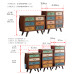 Wooden American Colorful Dresser Bedside TV Cabinet Storage Cabinet Retro Living Room Hall Foyer Cabinet Wooden American Colorful Dresser Bedside TV Cabinet Storage Cabinet Retro Living Room Hall Foyer Cabinet