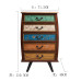 Wooden American Colorful Dresser Bedside TV Cabinet Storage Cabinet Retro Living Room Hall Foyer Cabinet Wooden American Colorful Dresser Bedside TV Cabinet Storage Cabinet Retro Living Room Hall Foyer Cabinet