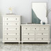American 5 Drawer Bedroom Storage Drawer Cabinet Modern Minimalist Living Room 69 Drawer Wardrobe White Storage Cabinet
