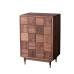 All Solid Wood Five Drawer Dresser Nordic Black Walnut Bedroom Storage Cabinet Modern Minimalist Luxury Living Room All Solid Wood Five Drawer Dresser Nordic Black Walnut Bedroom Storage Cabinet Modern Minimalist Luxury Living Room