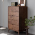 North American Black Walnut Solid Wood Wardrobe Storage Cabinet Nordic Storage Cabinet Living Room Minimalist TV Cabinet