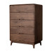 North American Black Walnut Solid Wood Wardrobe Storage Cabinet Nordic Storage Cabinet Living Room Minimalist TV Cabinet