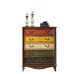 American Solid Wood Painted Multifunction Storage Cabinets Bedroom Five Drawers Living Room Large Three Drawers