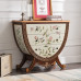European Style Entrance Cabinet Drawers Wooden Painted Storage Cabinet Retro Furniture