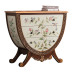 European Style Entrance Cabinet Drawers Wooden Painted Storage Cabinet Retro Furniture