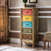 American Solid Wood Vintage Five Drawer Cabinet American Solid Wood Vintage Five Drawer Cabinet