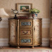 American Wooden Half Round Five Drawer Cabinet American Wooden Half Round Five Drawer Cabinet