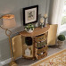 American Wooden Half Round Five Drawer Cabinet American Wooden Half Round Five Drawer Cabinet