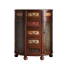 American Wooden Half Round Five Drawer Cabinet American Wooden Half Round Five Drawer Cabinet