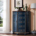 American Wooden Half Round Five Drawer Cabinet American Wooden Half Round Five Drawer Cabinet