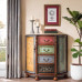 American Wooden Half Round Five Drawer Cabinet American Wooden Half Round Five Drawer Cabinet
