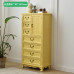 Vintage Solid Wood Five Drawer Cabinet