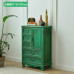 Vintage Solid Wood Five Drawer Cabinet