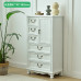 Vintage Solid Wood Five Drawer Cabinet