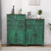 Vintage Solid Wood Five Drawer Cabinet