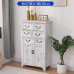 Vintage Solid Wood Five Drawer Cabinet